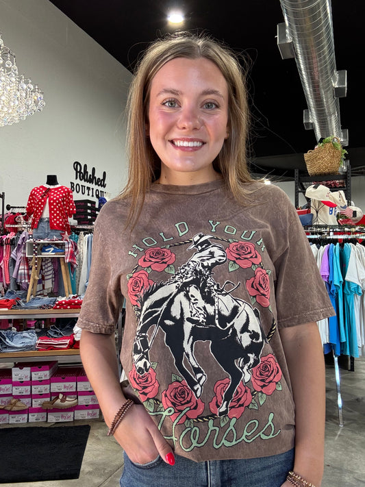 Hold Your Horses Graphic Tee