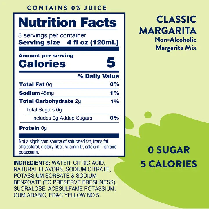 Jordan's Skinny Mixes Margarita Mix