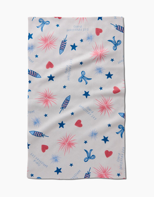 Geometry - Freedom Tea Towel
