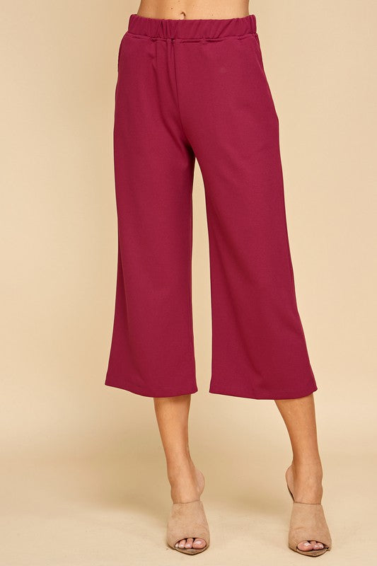 The Burgundy Perfect Pant
