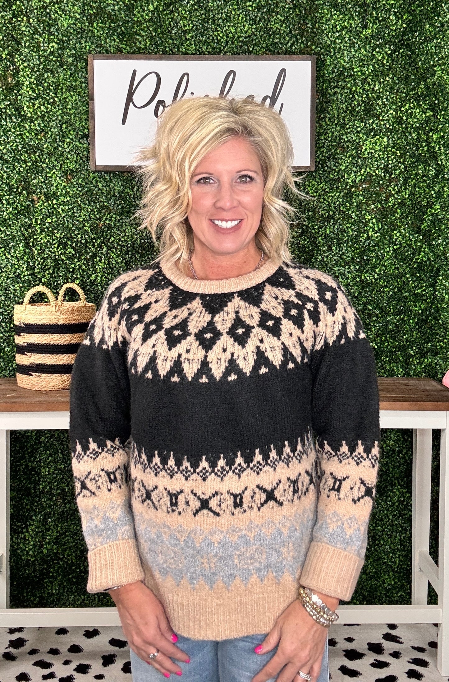 Fair Isle Knitted Sweater