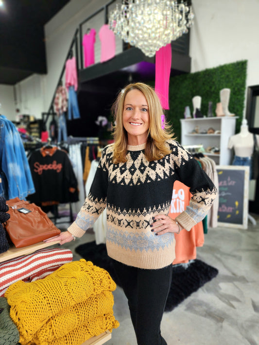 Fair Isle Knitted Sweater