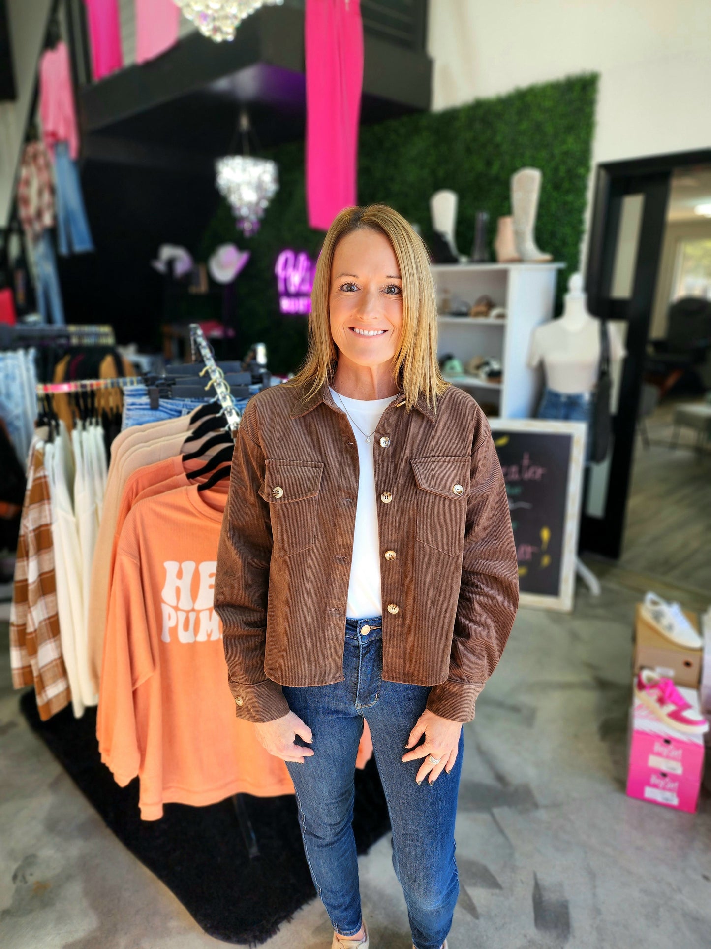 The Corduroy Cropped Jacket