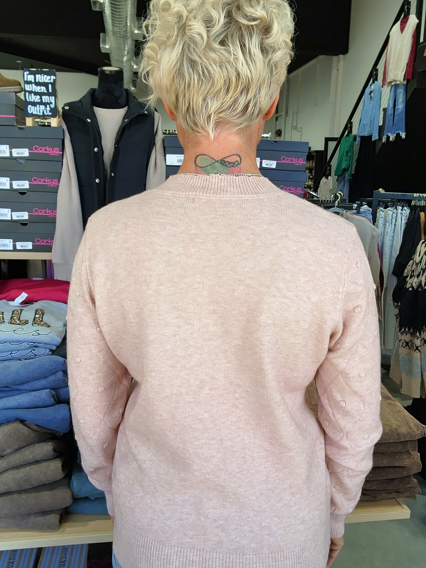 The Blush Pom Pom Sweater
