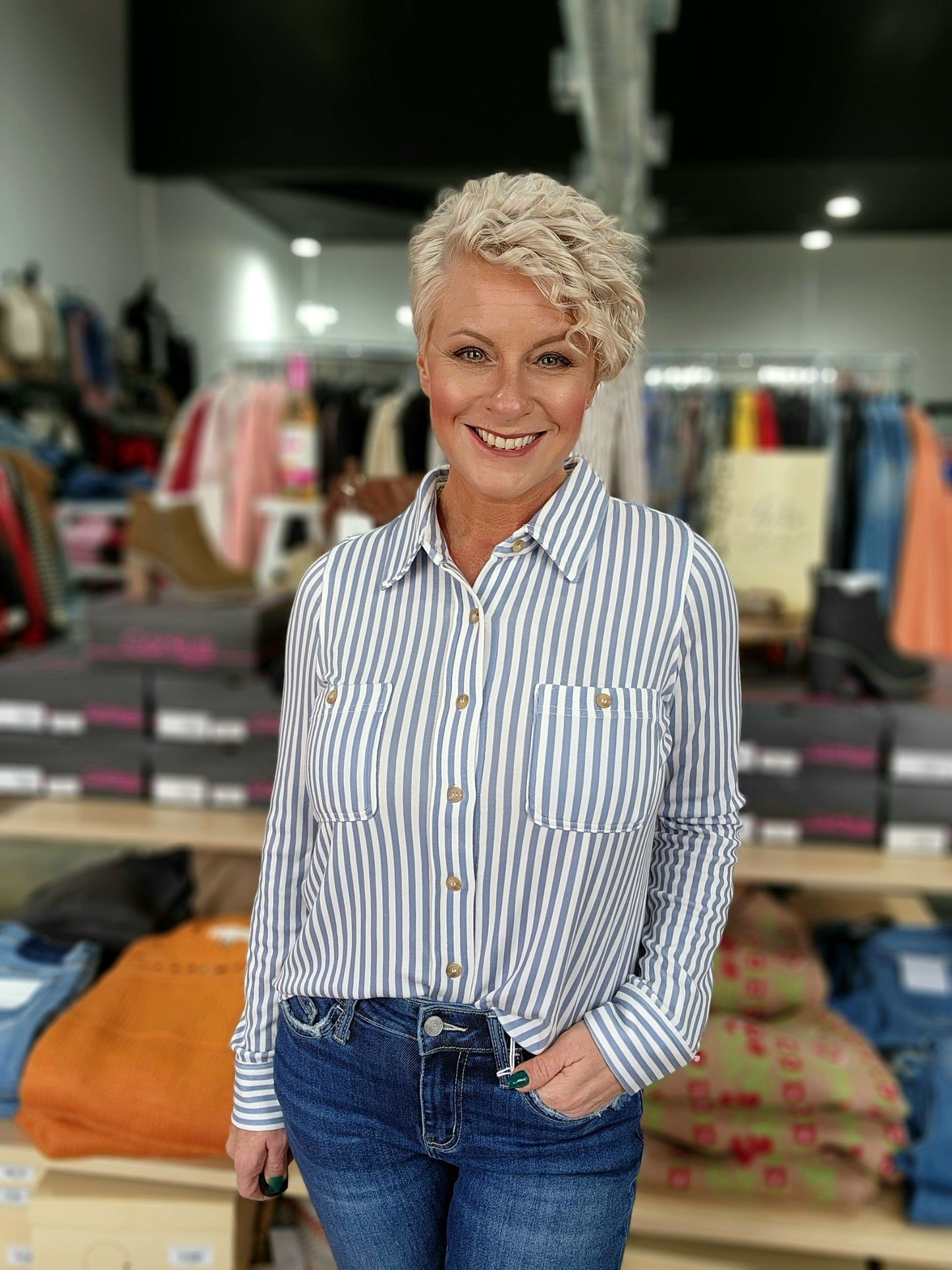 The Sarah Button Down