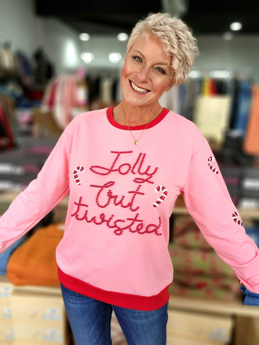 Jolly But Twisted Long Sleeve Top