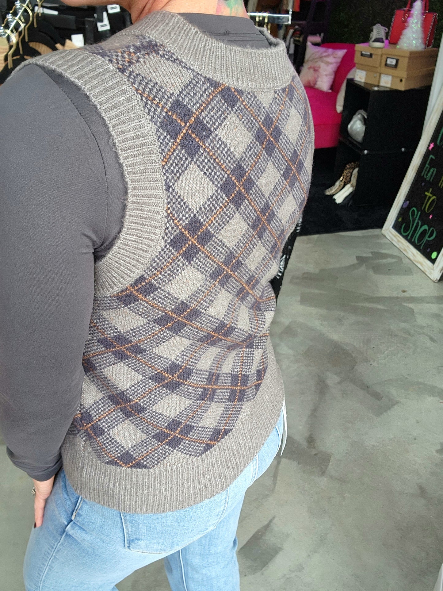 Argyle Sweater Vest