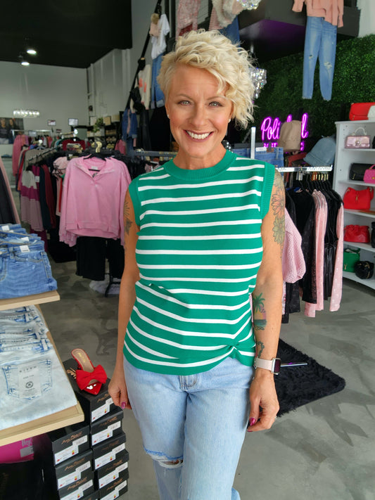 The Jade Sleeveless Top