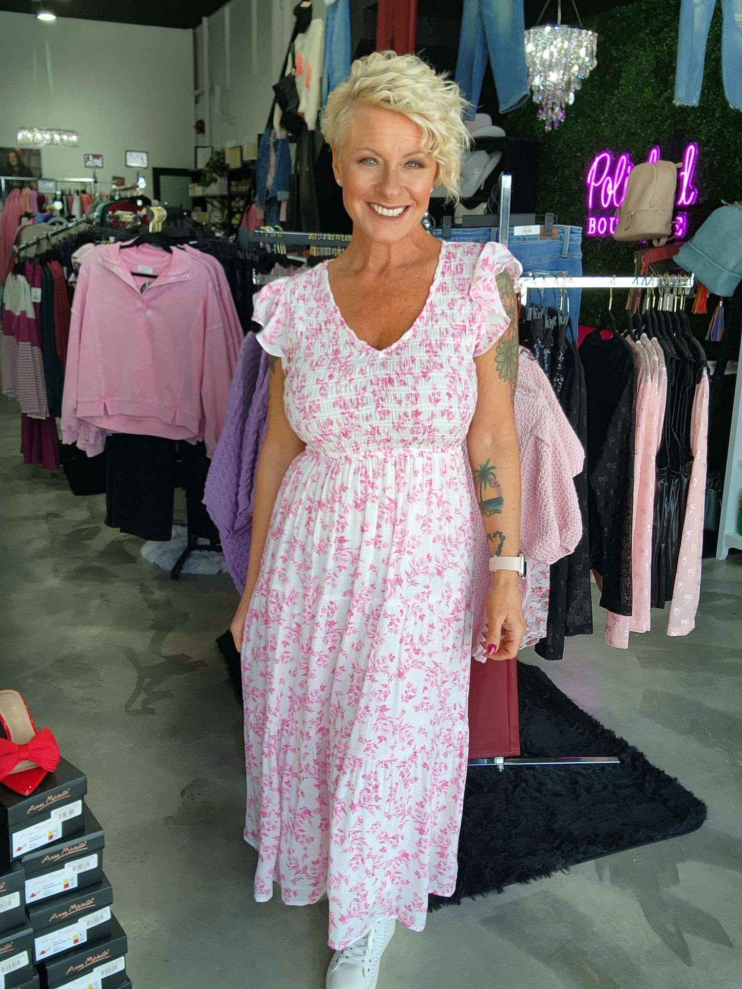 The Floral Smocked Dress