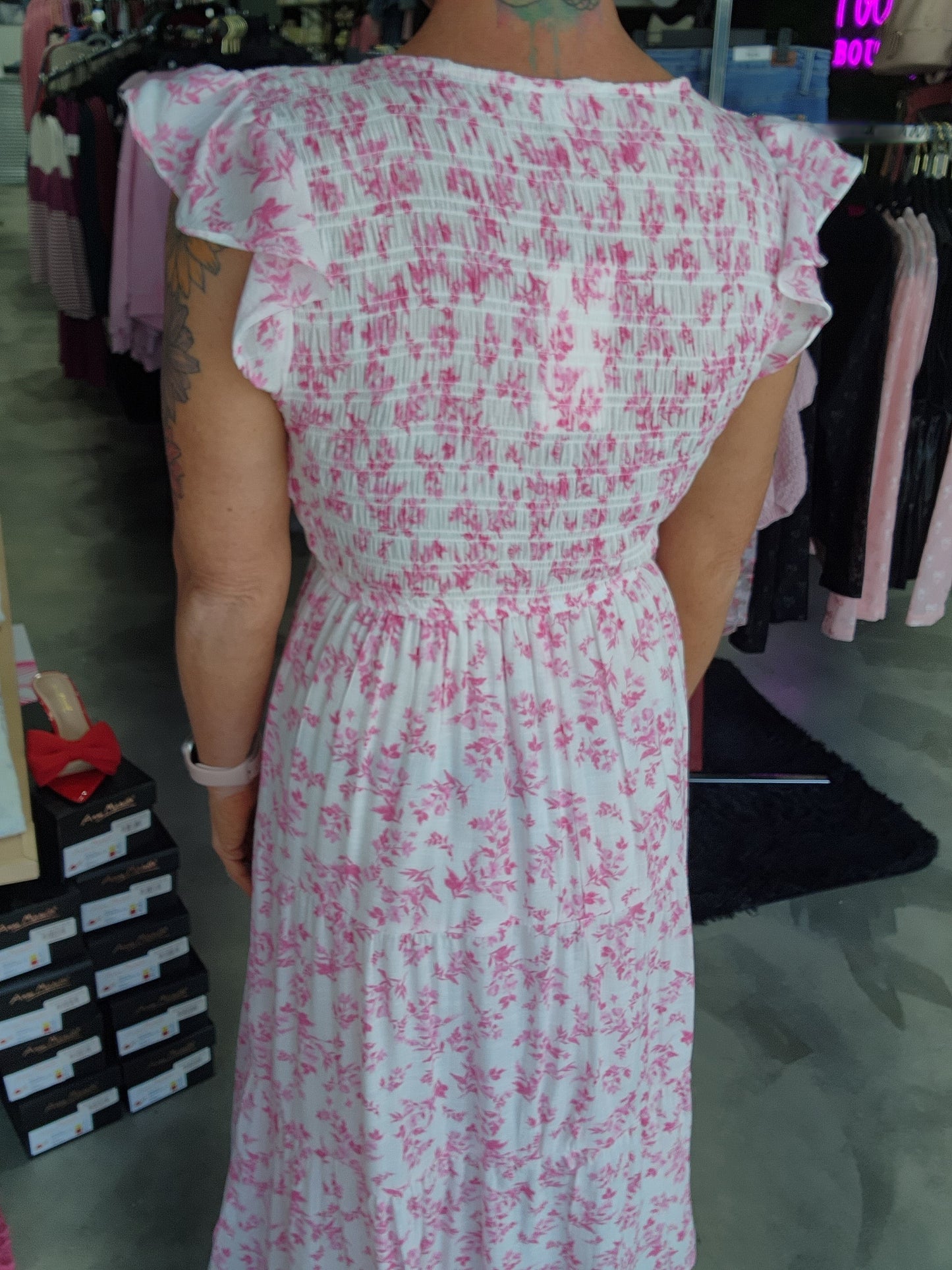 The Floral Smocked Dress
