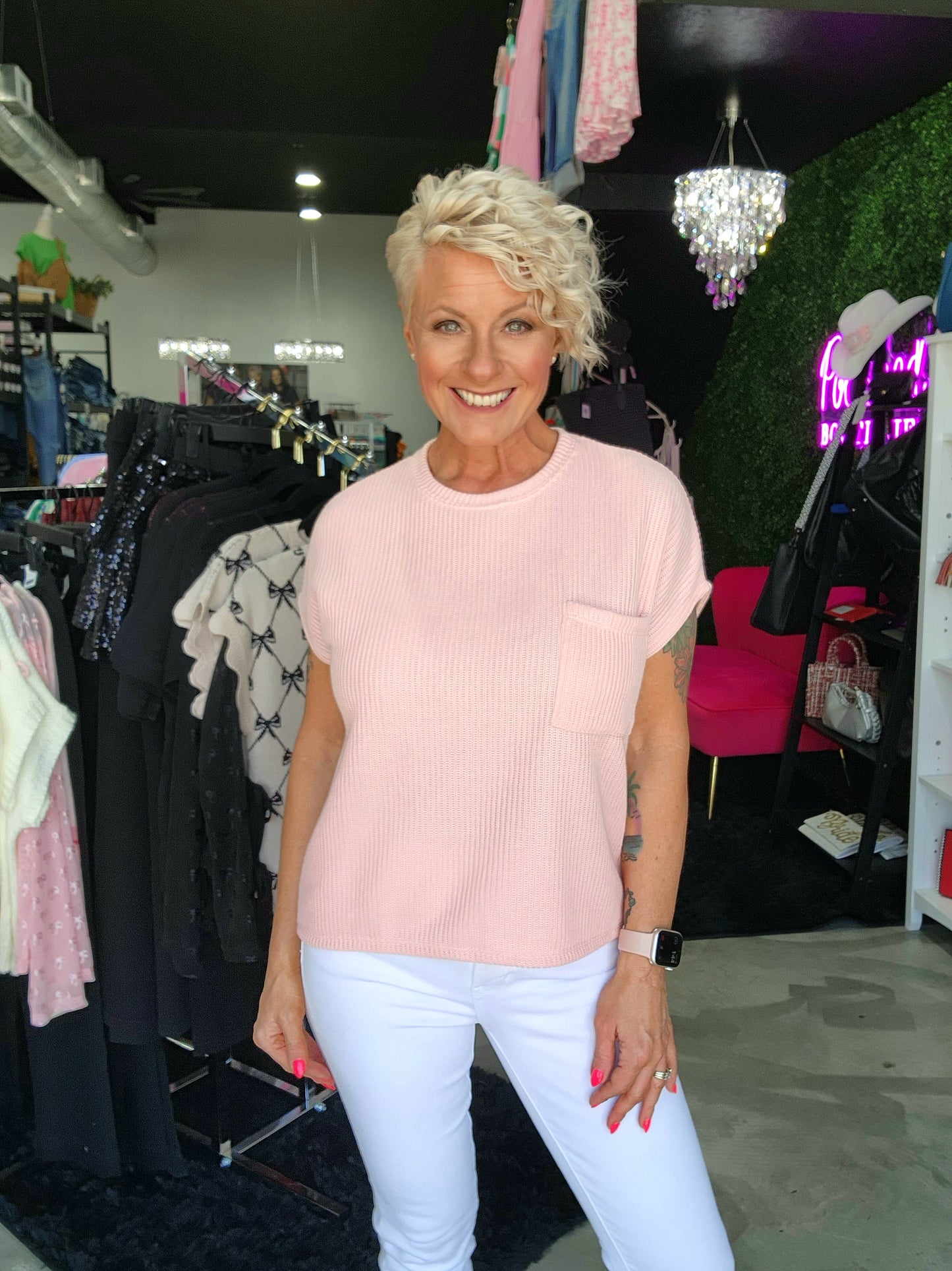 The Pocket Knit Top