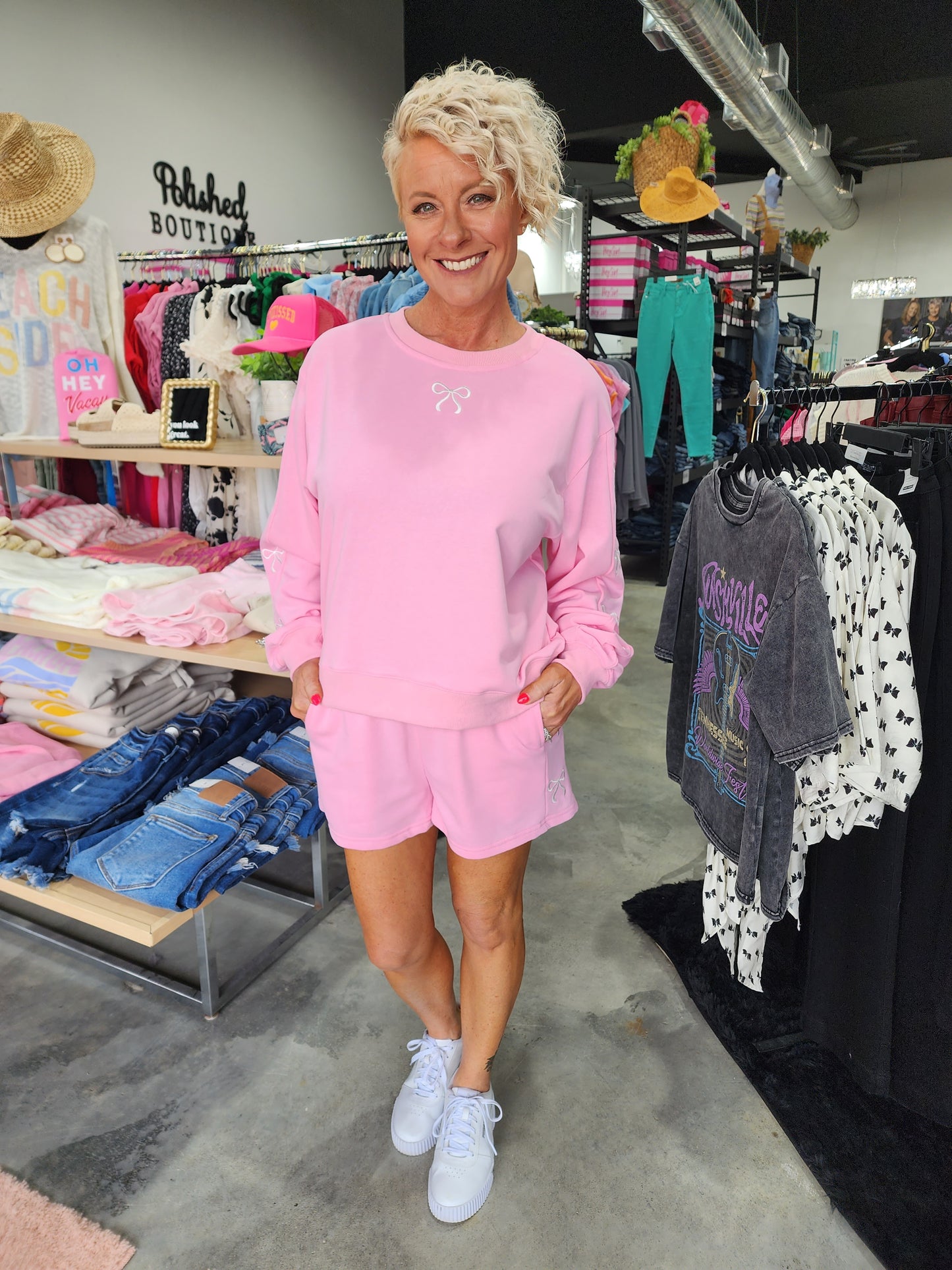 All The Bows Long Sleeve Top