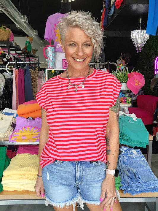 Strawberry Sunset Top