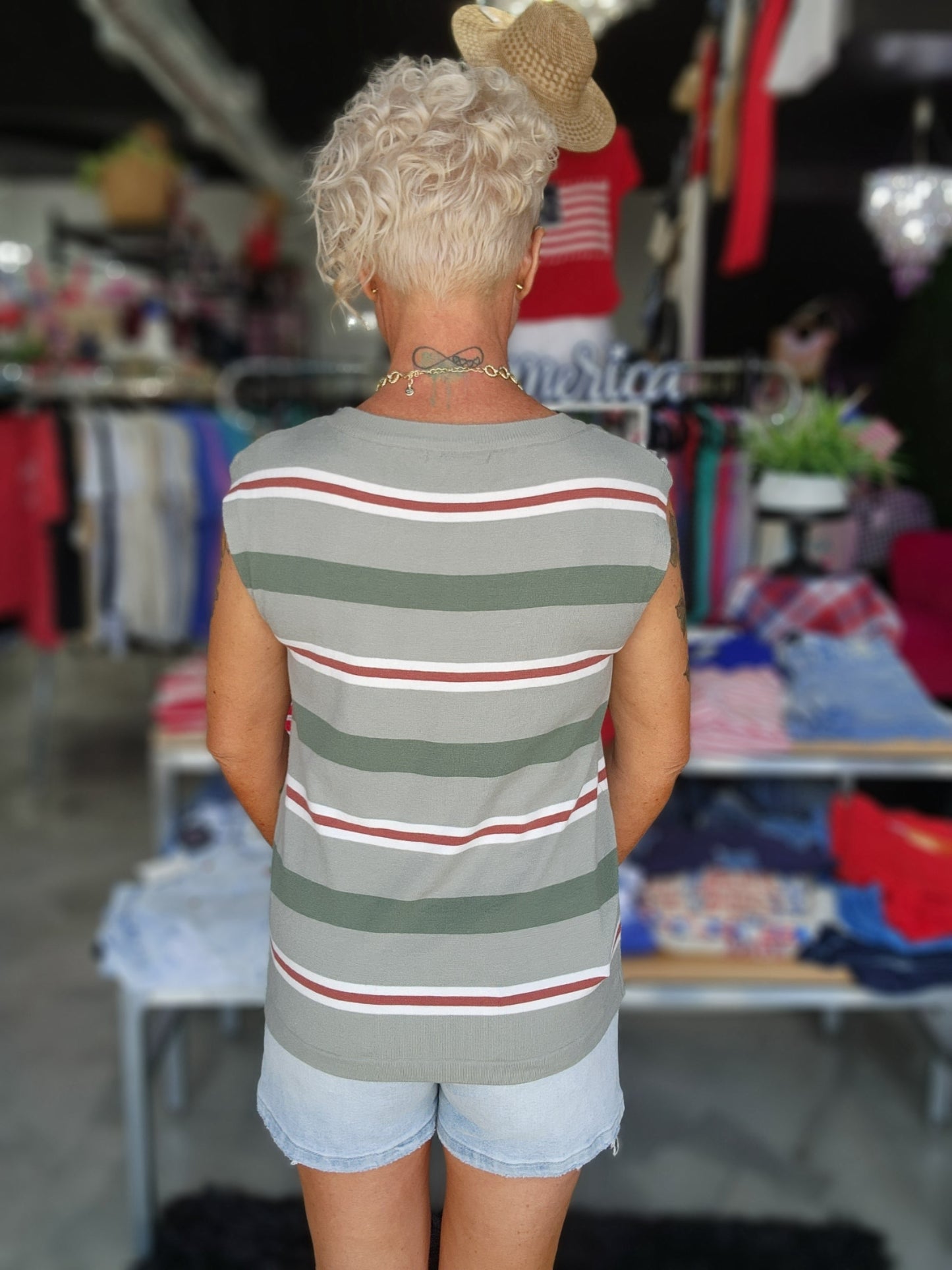 Calm In Color Sleeveless Top