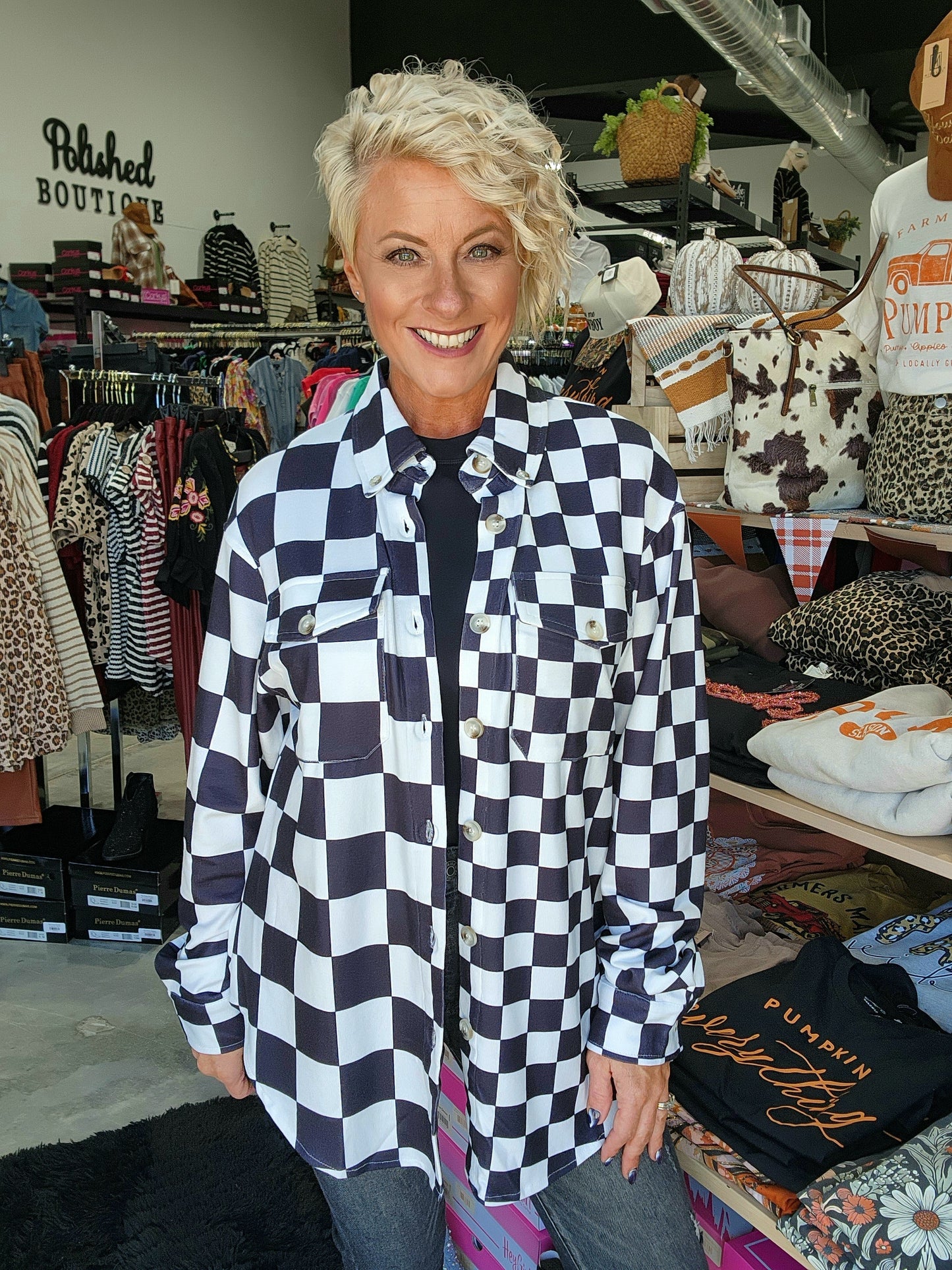 The Checkerboard Shacket