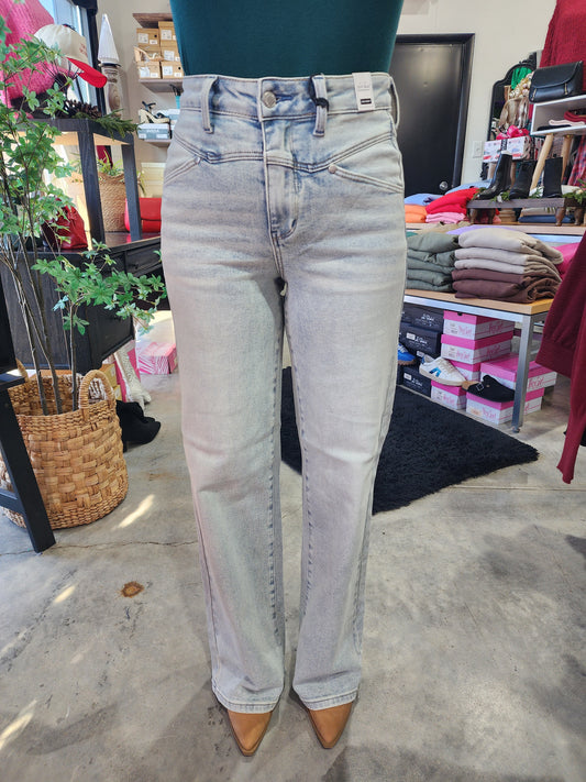 Judy Blue High Waist Column Straight Denim Jeans