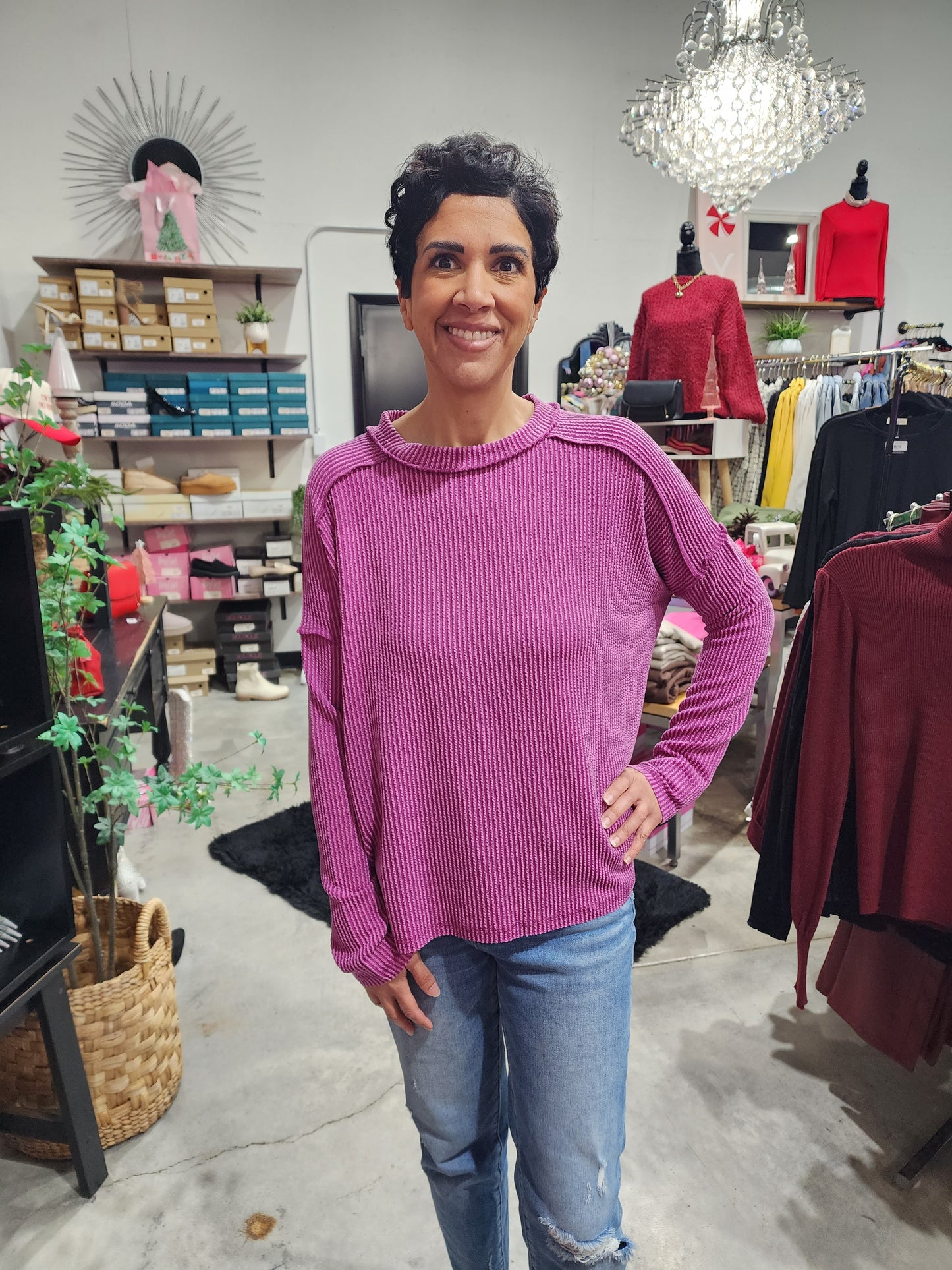 The Wisteria Long Sleeve Top