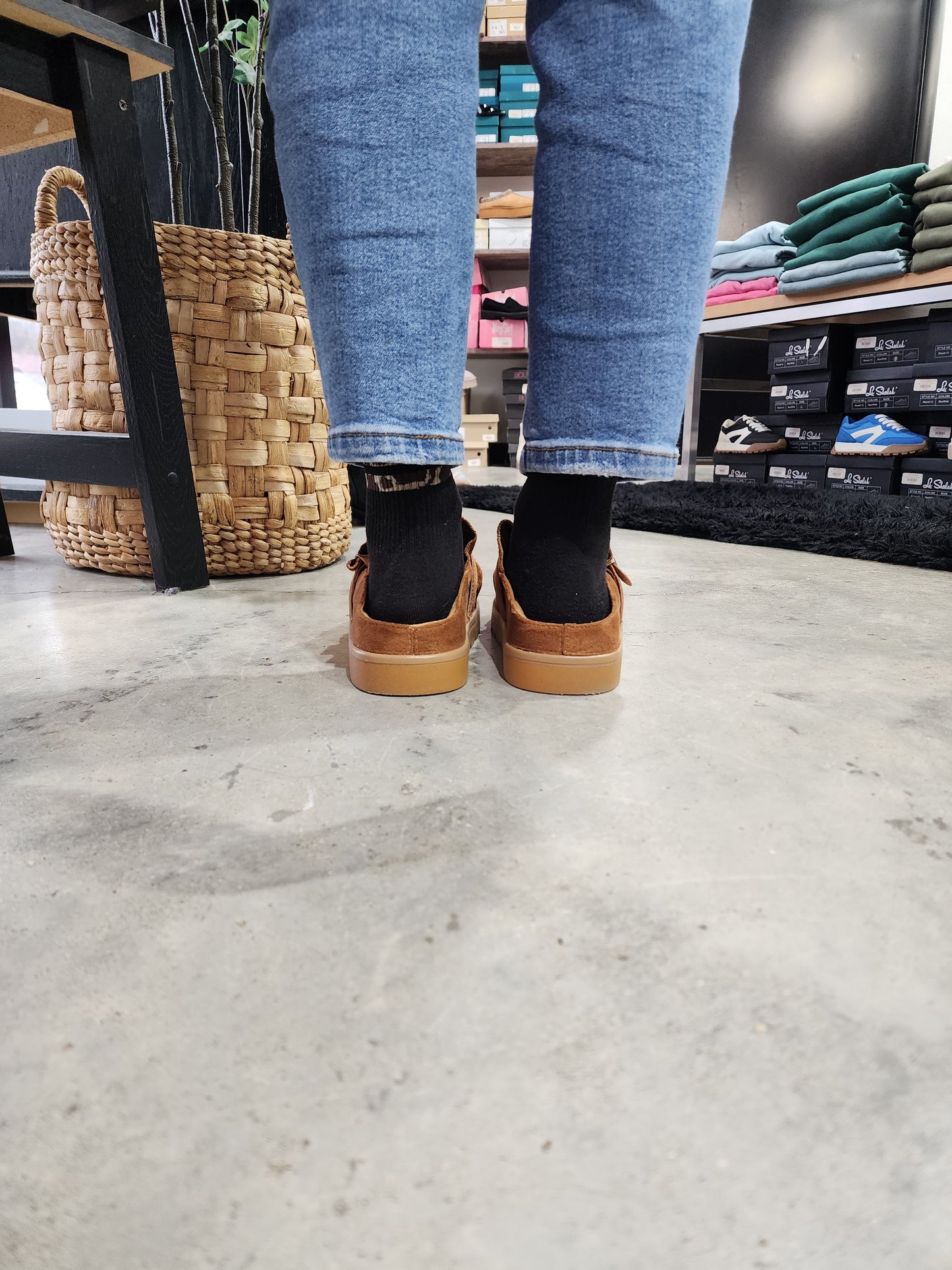 Effy Slip On Moccasin Mules