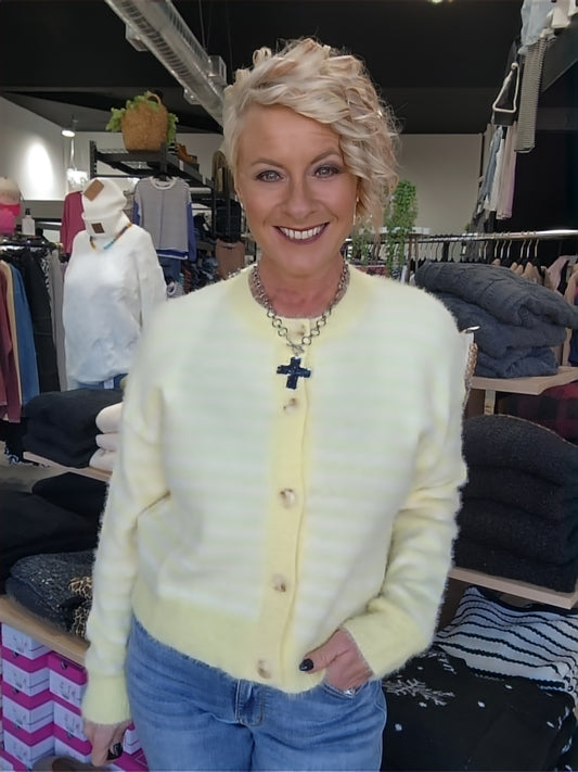 The Fuzzy Knit Cardigan