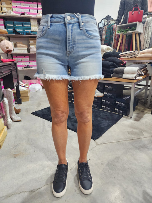 Risen High Rise Side Slit Shorts