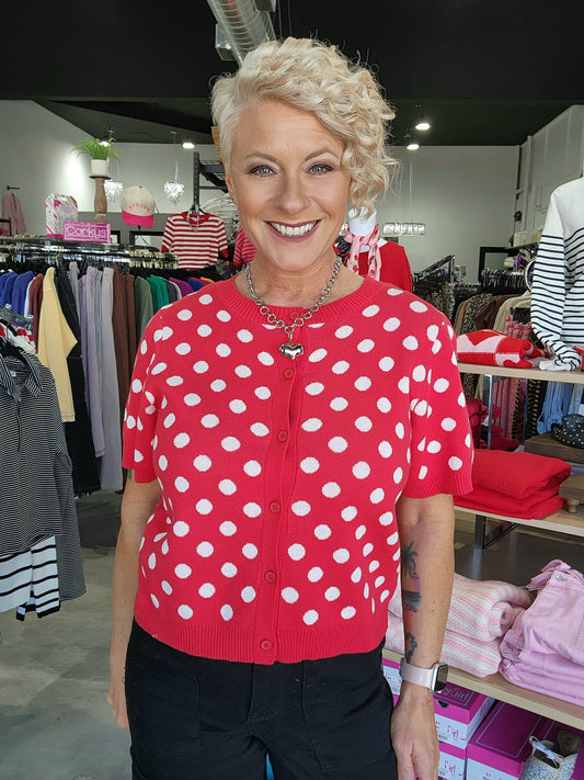 The Polka Dot Cardigan