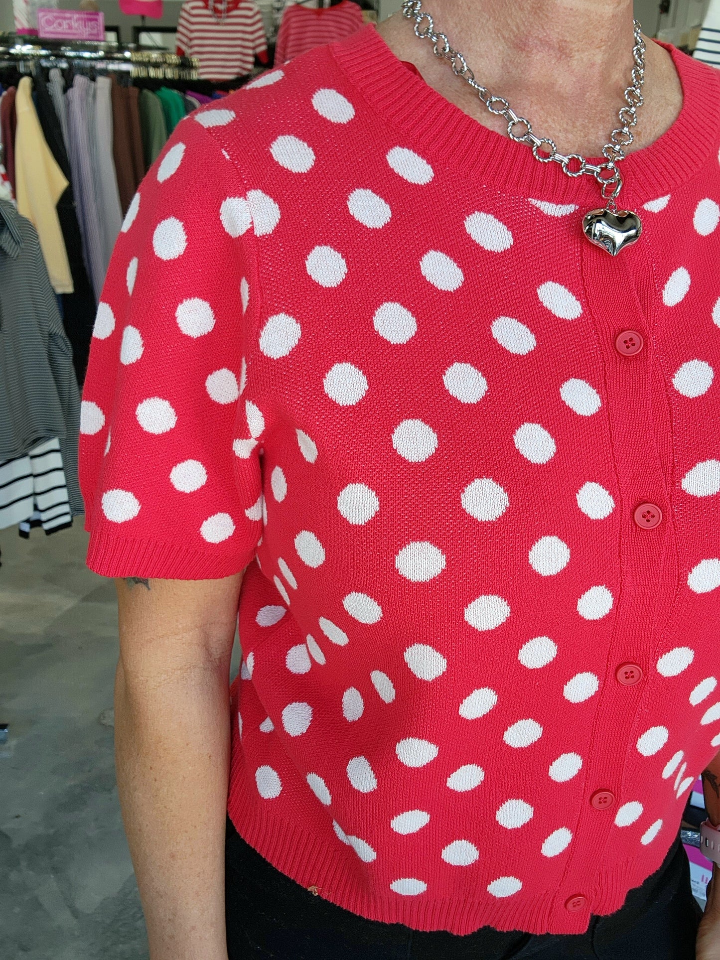 The Polka Dot Cardigan