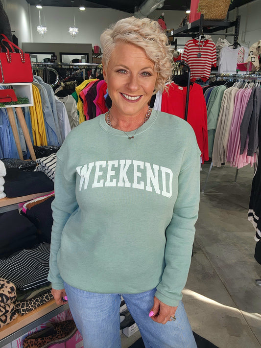 Weekend Graphic Sweatshirt