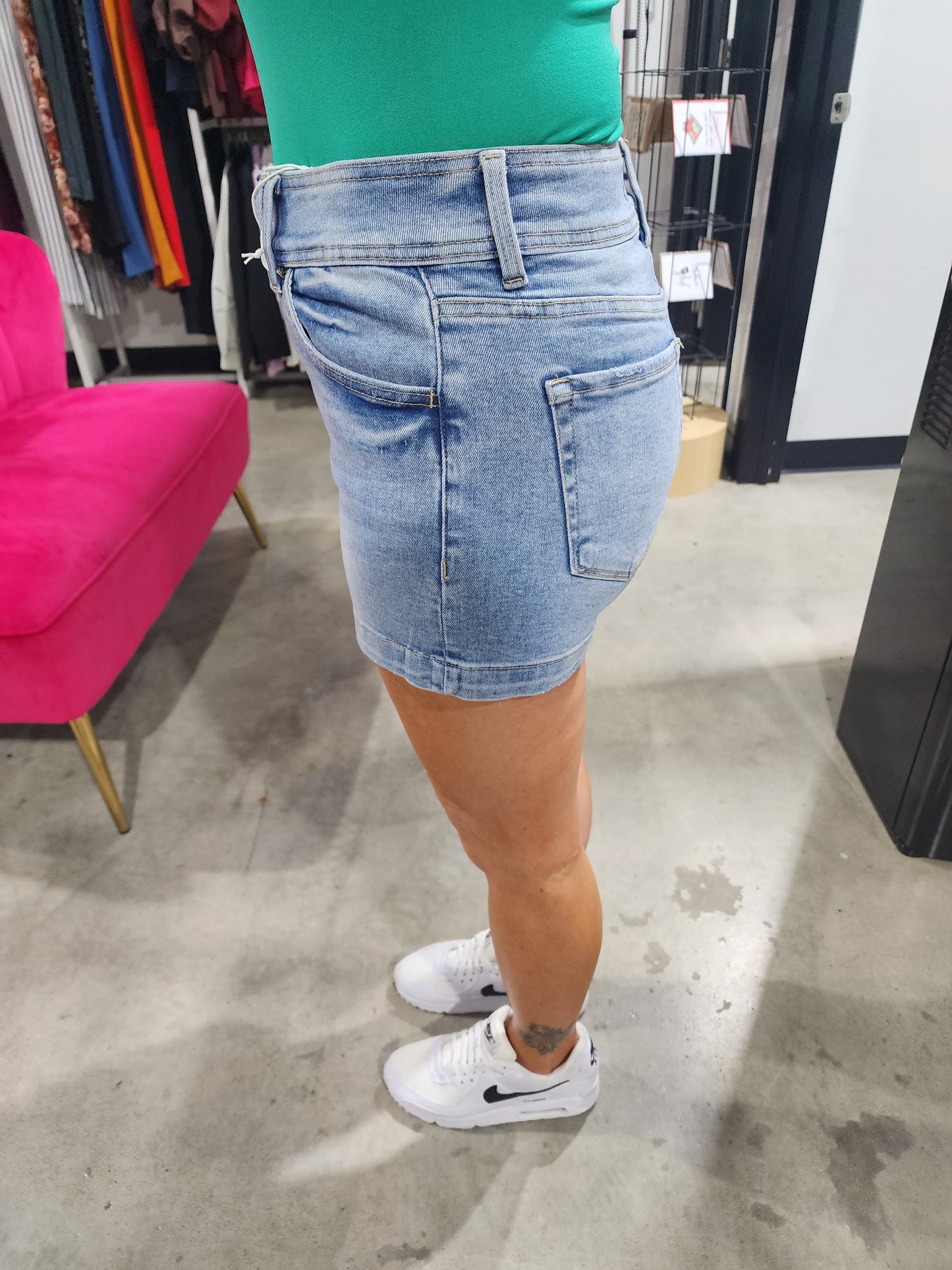 Lovervet Everything Is Awesome HW Denim Shorts