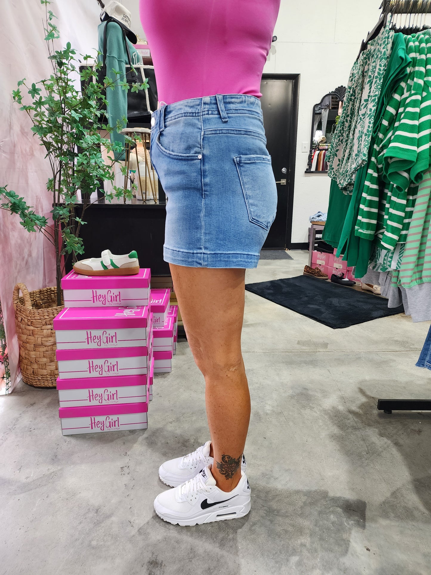 Risen Mid Rise Relaxed Shorts