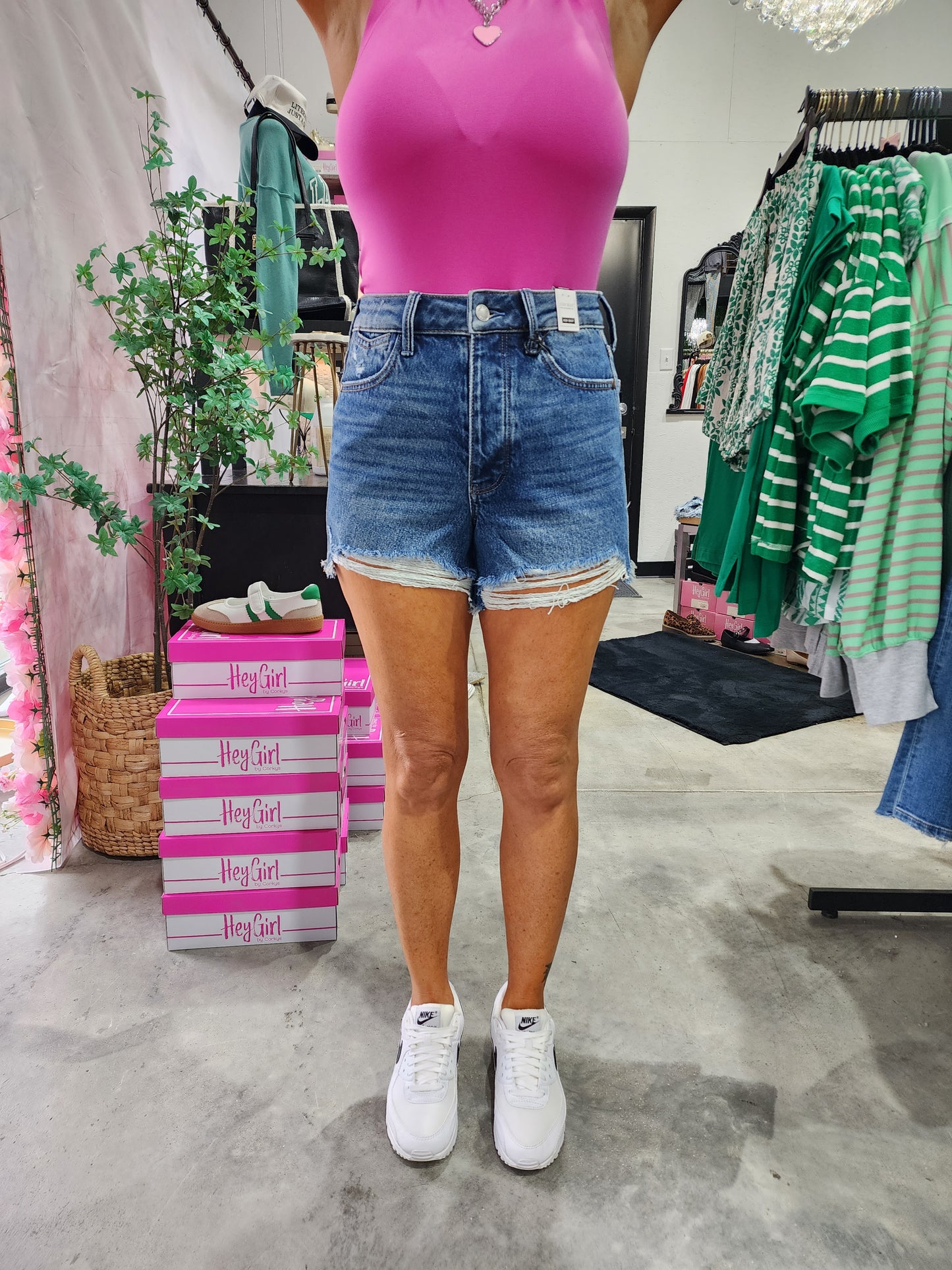 Judy Blue HW Rigid Magic Cut Off Shorts