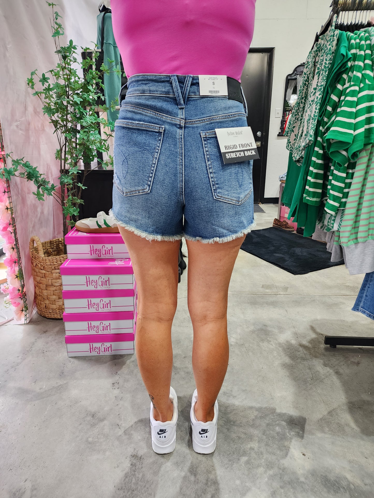 Judy Blue HW Rigid Magic Cut Off Shorts