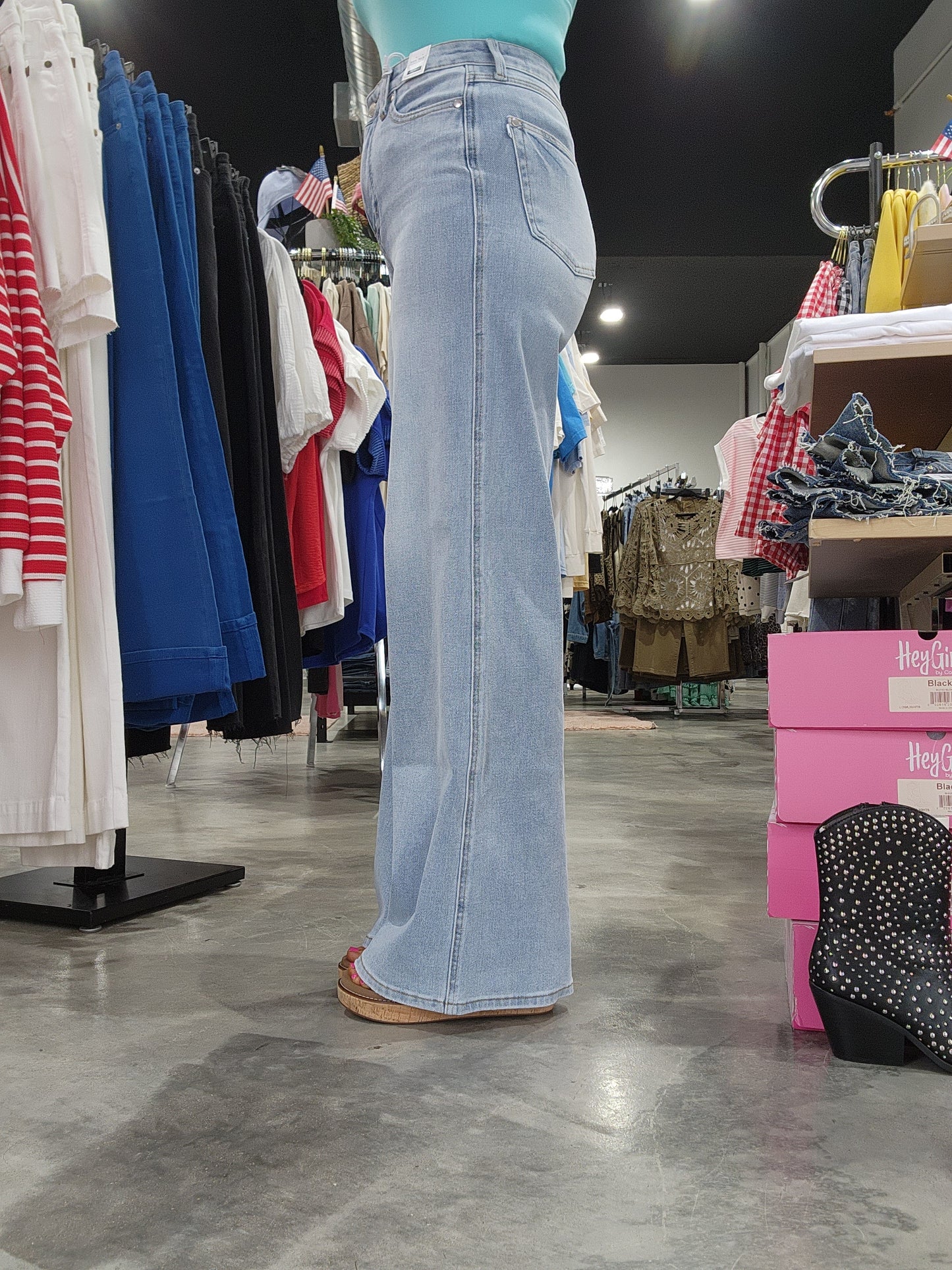 Judy Blue HW Retro Wide w/Curve Coin Pkt