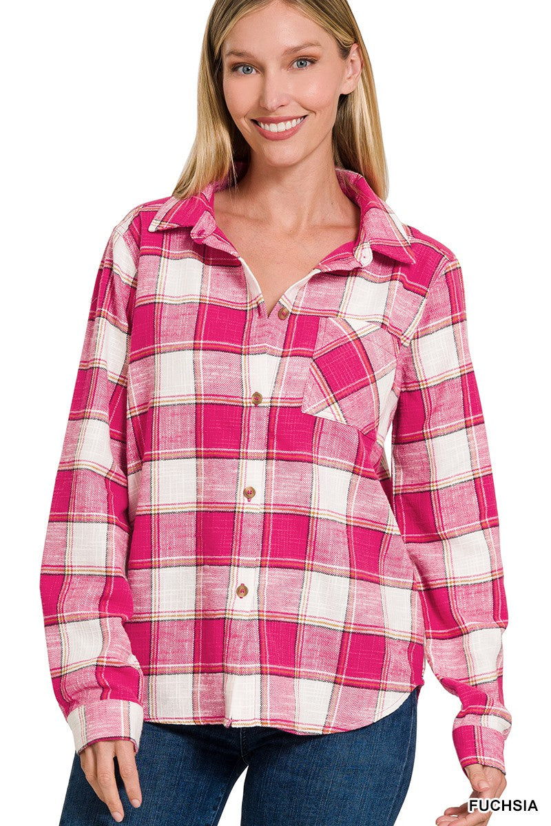 The Gracie Plaid Shacket