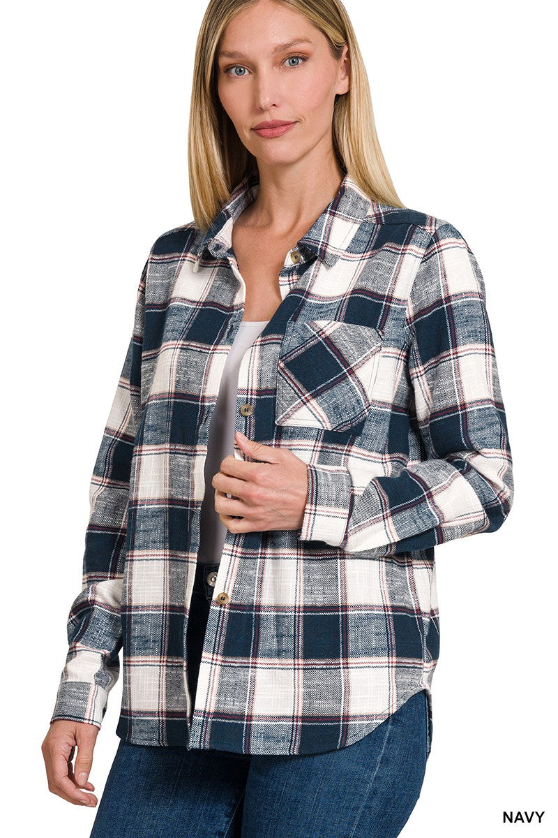 The Gracie Plaid Shacket