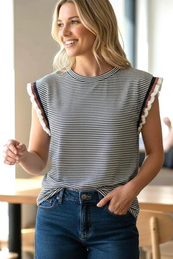 The Charlotte Striped Top