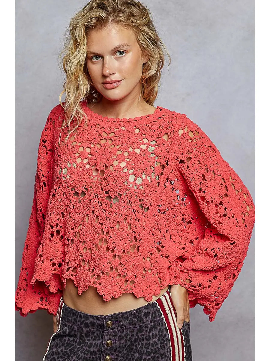 Sienna Sunset Crochet Top