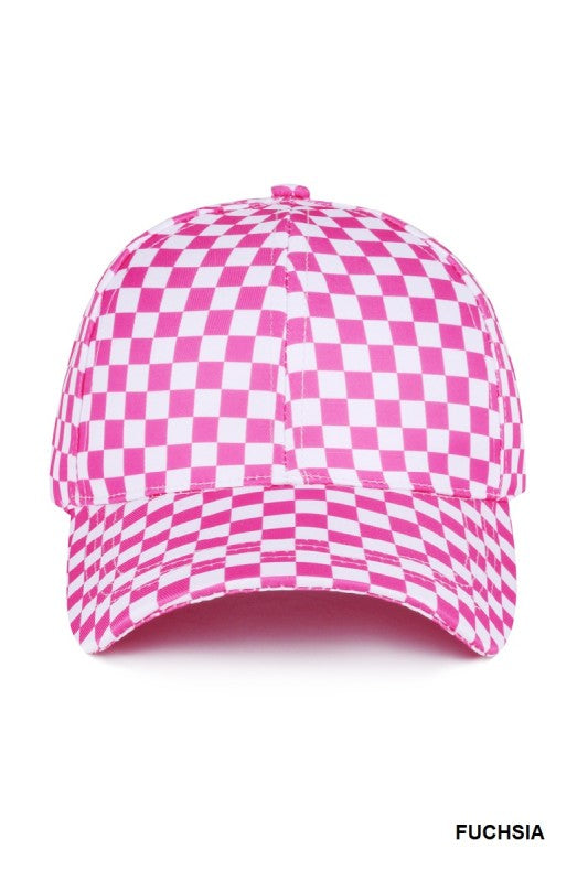 Checkered Baseball Cap