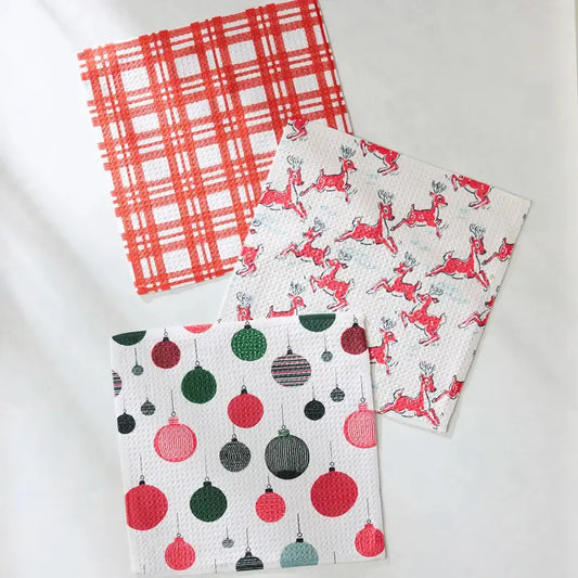 Geometry - Xmas Day dishcloth Set