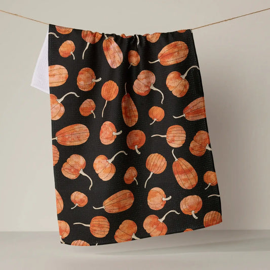 Geometry - Pumpkin Hollow Tea Towel