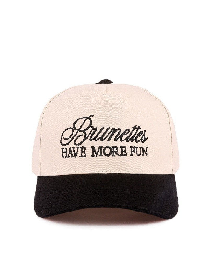 Brunettes Have More Fun Trucker Hat