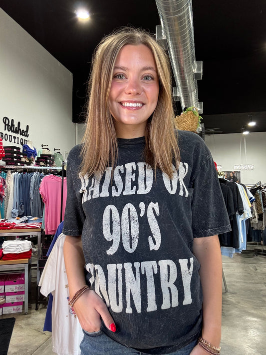 Raised On 90s Country Graphic Tee