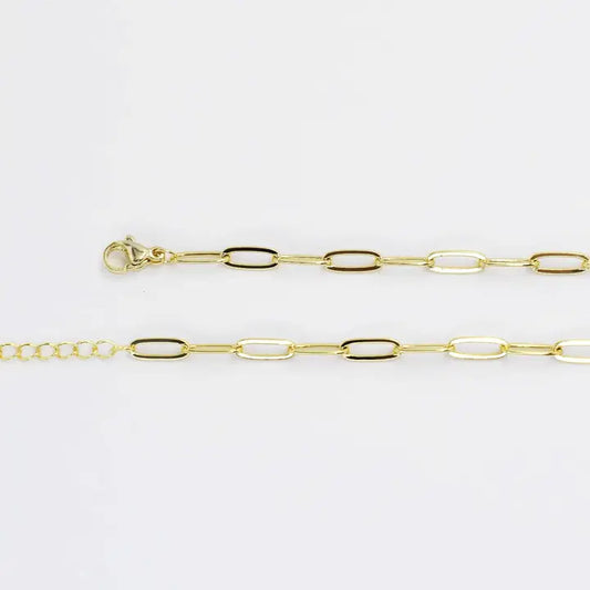 Dainty Paperclip Chain