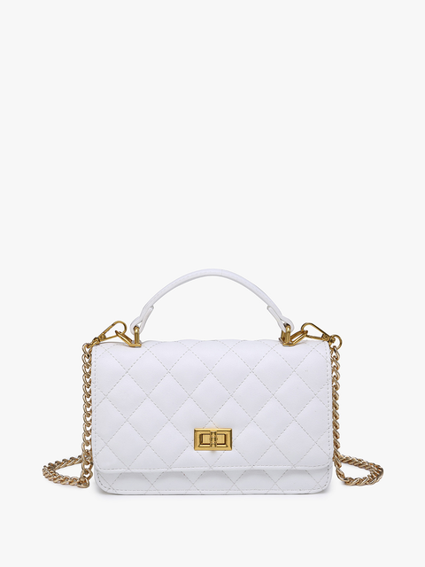 The Bali Quilted Chain Crossbody Purse