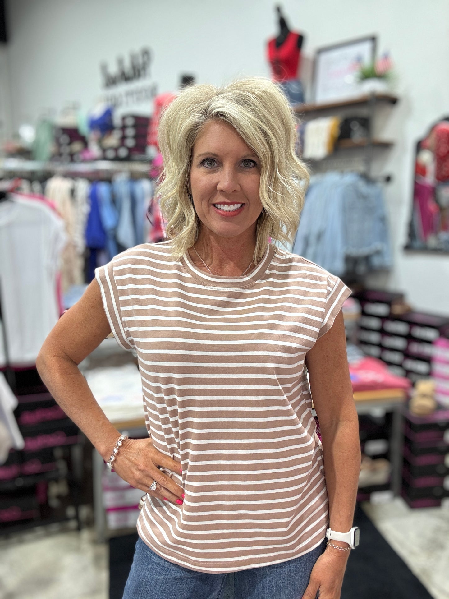The Basic Striped Top