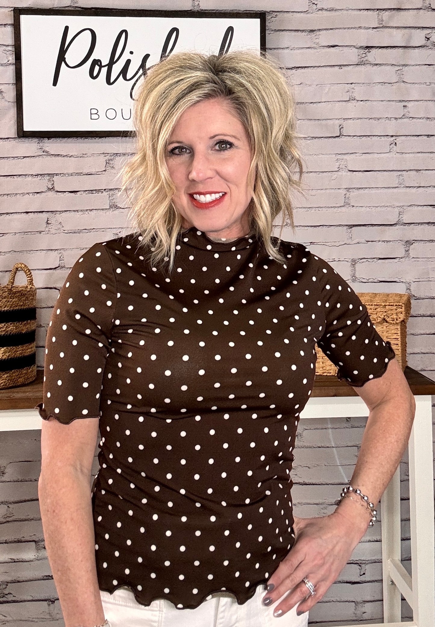 Polka Dots Fun Top