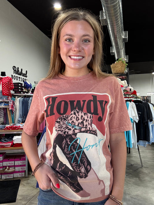 Howdy Honey Graphic Top
