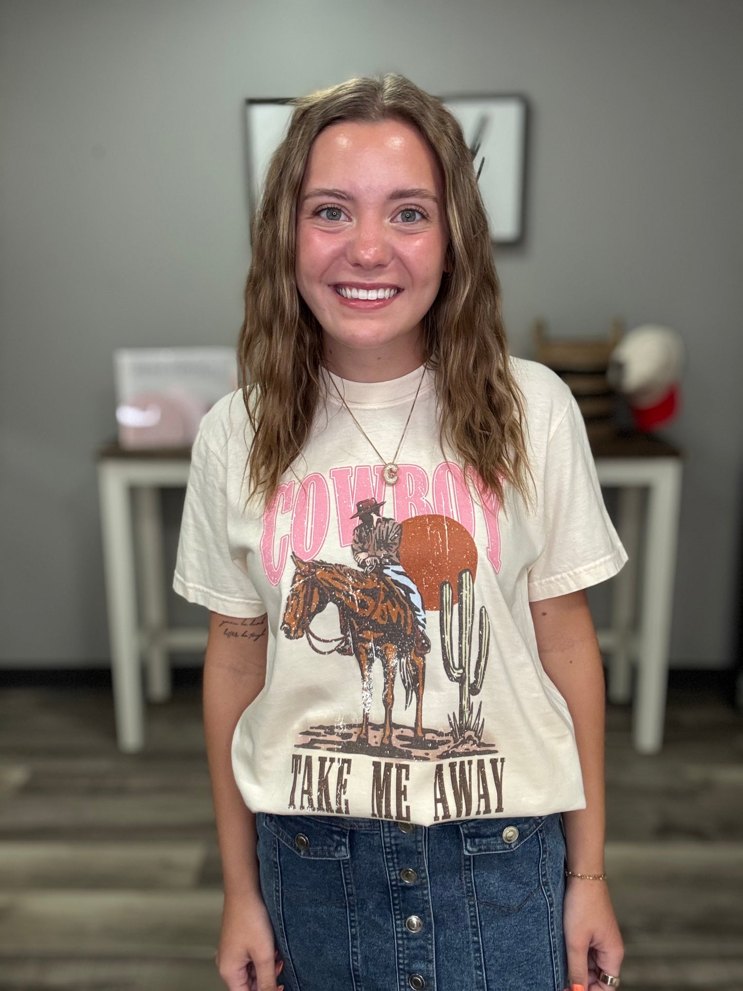 Cowboy Take Me Away Graphic Tee