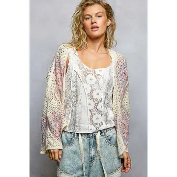 Meadow Breeze Crochet Cardigan