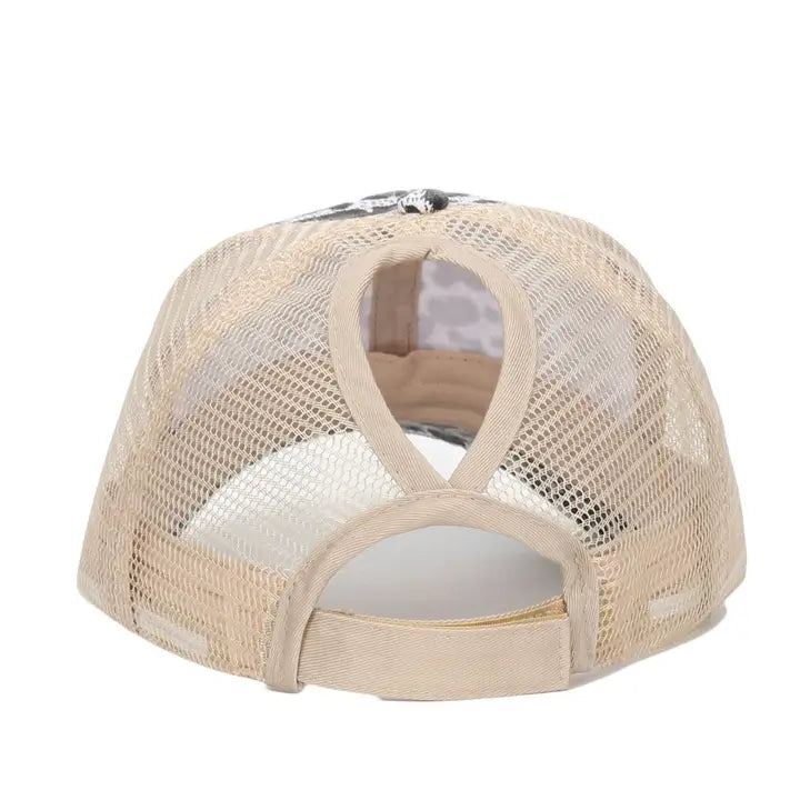 Leopard Print Trucker Hat