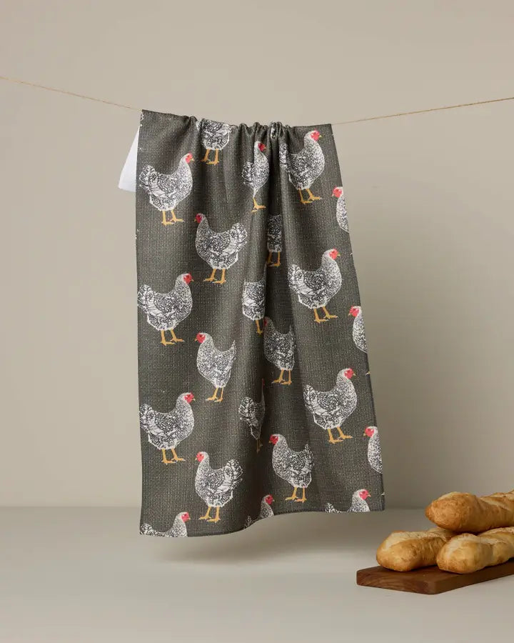 Geometry - Hen House Tea Towel